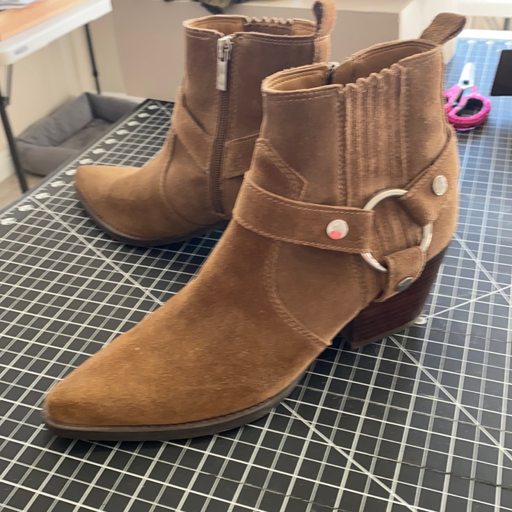 Marc Fisher suede bootie